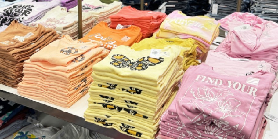 Up to 70% Off Old Navy Kids Clothes | Tees, Shorts, & More from $3.49