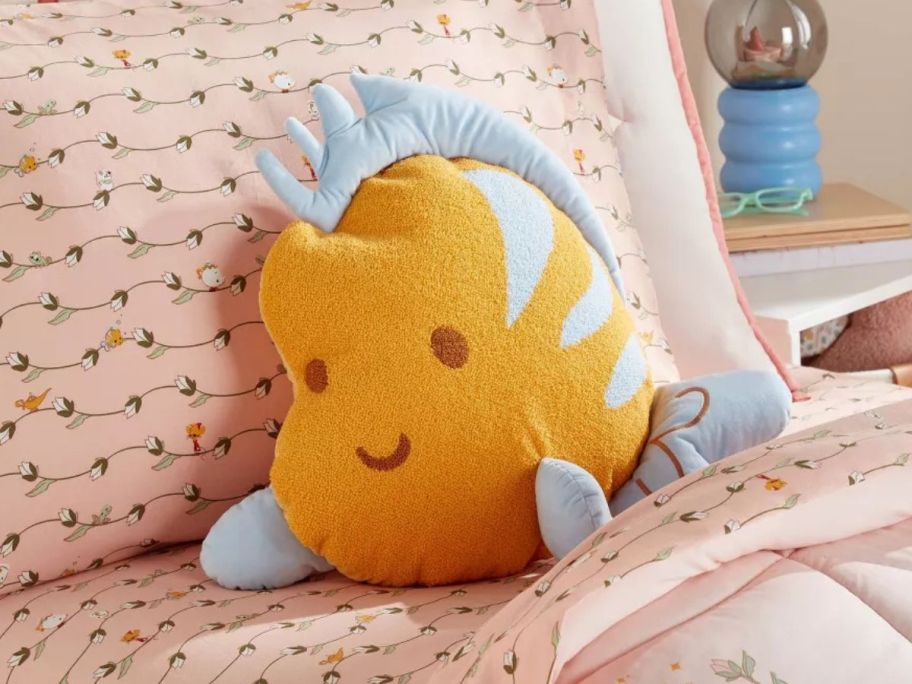Pillowfort Disney Sidekick Flounder Pillow Buddy