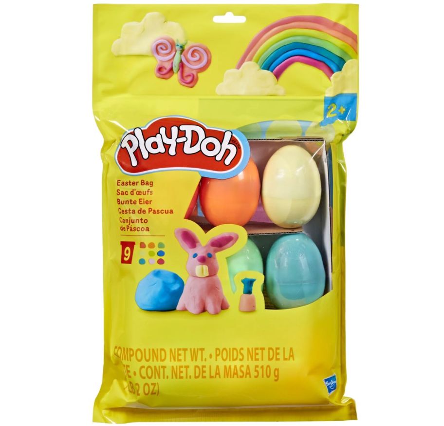 9 count bag of play doh easter eggs