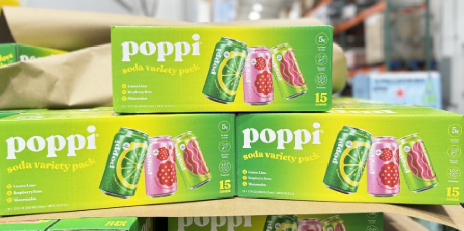 GO! Poppi Soda Variety Packs from 83¢ Per Can