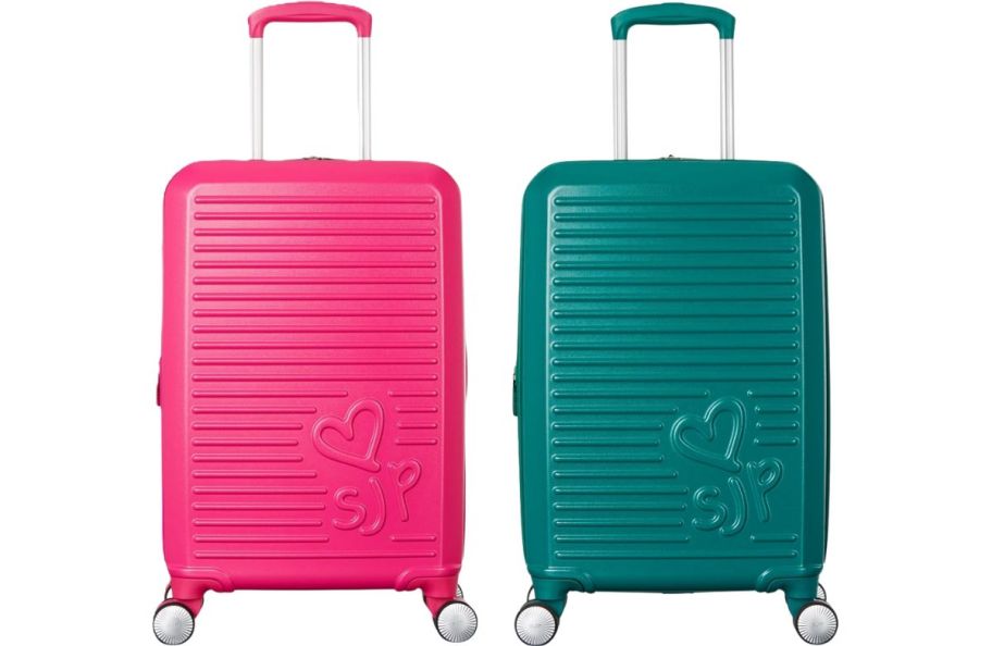 two hardside carry on spinner bags