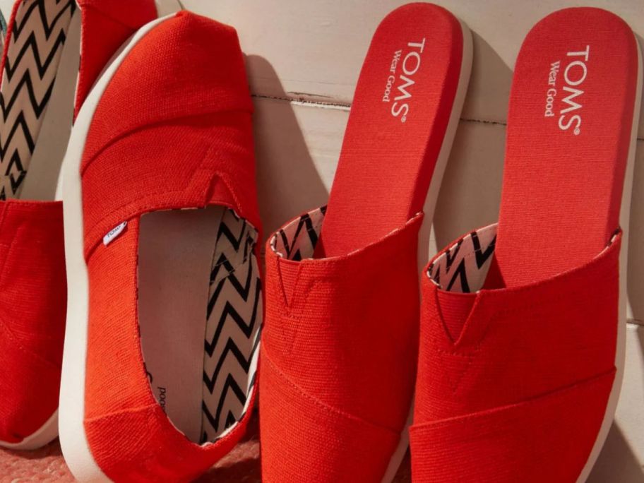 TOMS Alpargata shoes in red