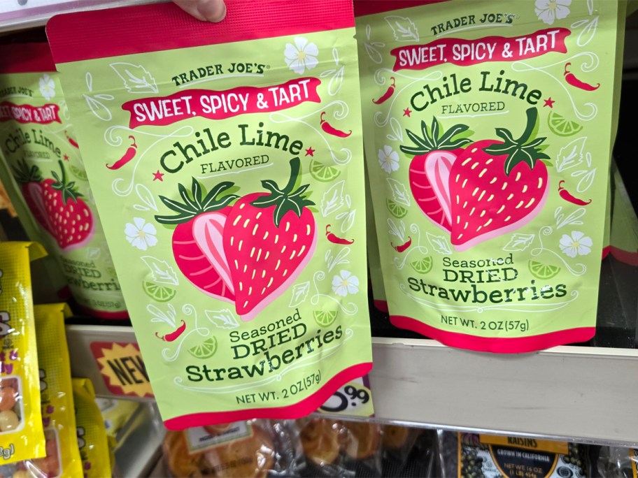Trader Joes Seasoned Dried Strawberries