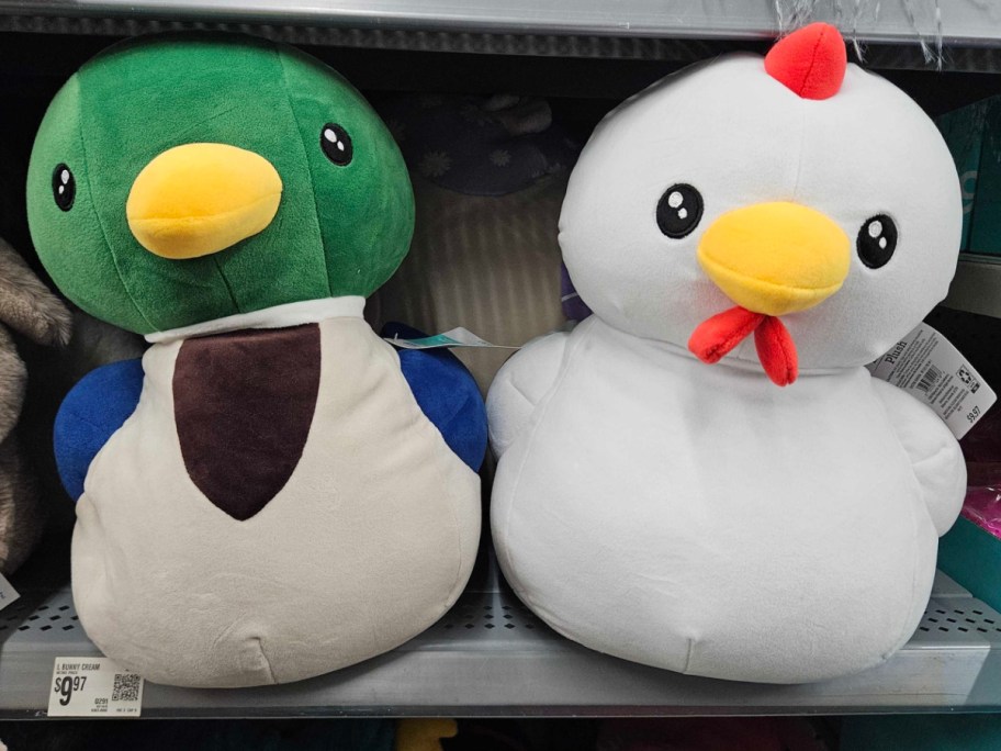 Way To Celebrate 16 Easter duck and chicken plush