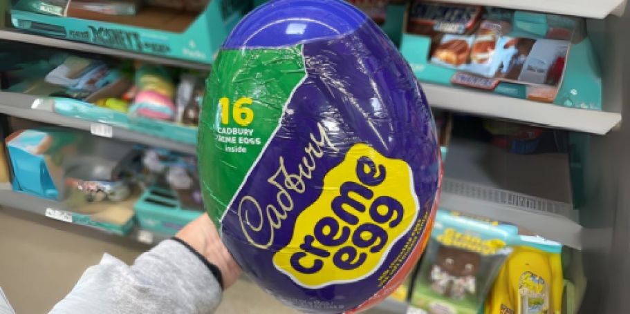 Giant Cadbury Creme Egg Only $16.76 at Walmart (Filled w/ 16 Candy Eggs Inside!)