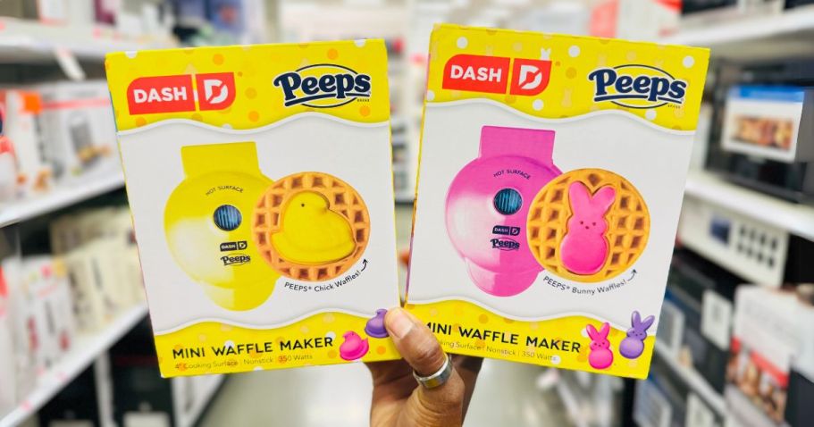 *HOT* Over 75% Off Dash Appliances on Kohls.com | Peeps Waffle Maker Only $3.79