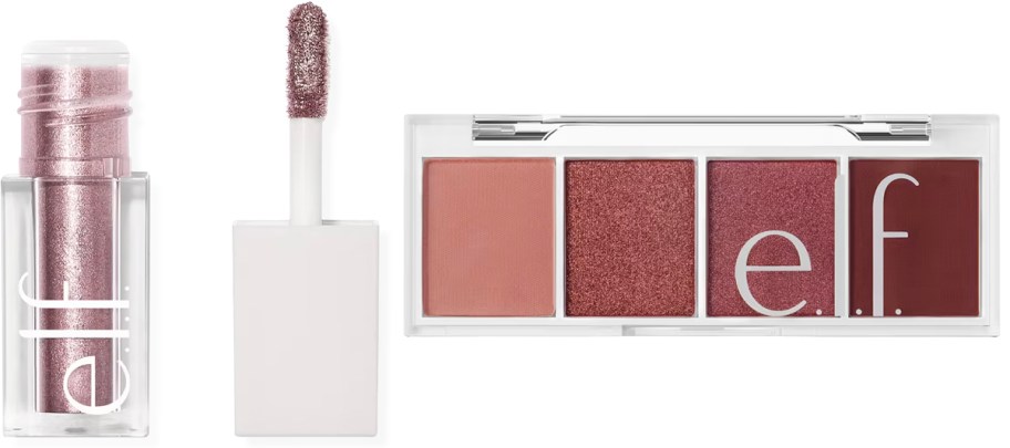 elf lip gloss and eye shadow palette 
