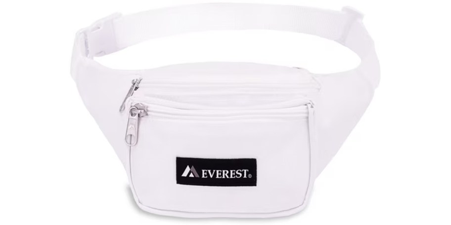 white everest belt bag