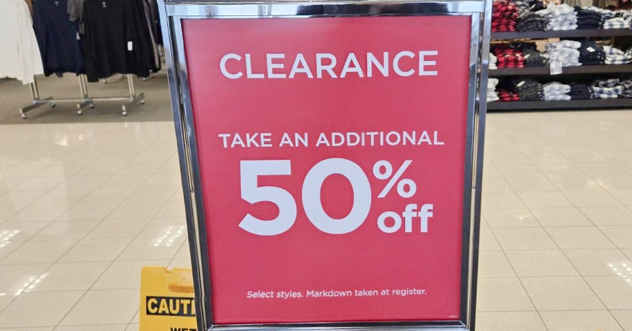 EXTRA 50% Off Kohl’s Clearance = Clothing, Shoes, & More from $1.90