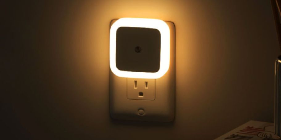 LED Nightlight w/ Smart Sensor 4-Pack Only $6.74 Shipped for Prime Members (Reg. $12)