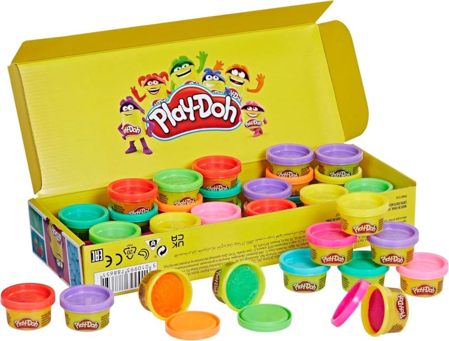 count bag of play doh fun size cans