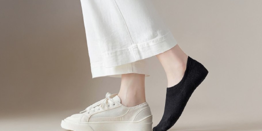 Women’s No Show Socks 6-Pack Only $5.49 on Amazon