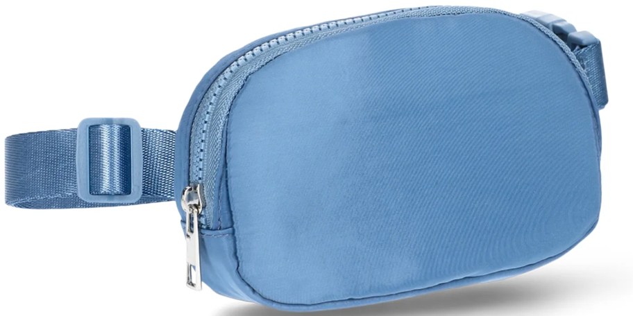 blue belt bag
