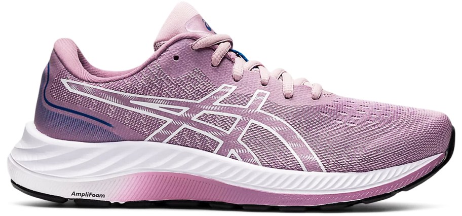 pink asics running shoe