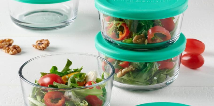 Anchor Hocking Glass Food Storage Container 4-Pack Only $8 on Amazon (Reg $16)