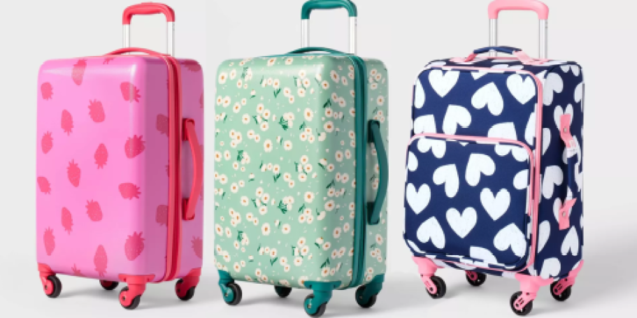 NEW Target Cat & Jack Kids Luggage | Carry On Spinner Only $39.99 Shipped