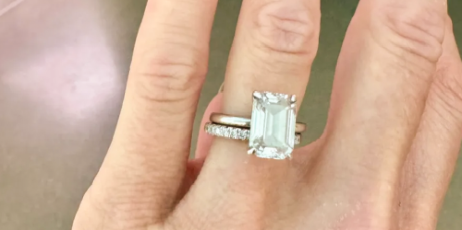 Amazon Wedding Ring Sale | Collin’s Band Just $27.99 Shipped (Looks Like Real Diamonds)