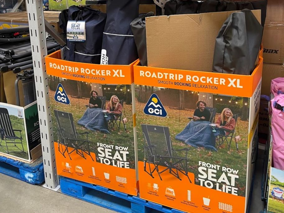 GCI Outdoor RoadTrip Rocker XL Portable Folding Camp Chair