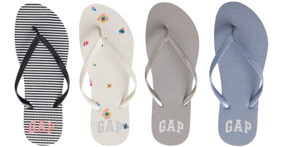 Gap Logo Flip Flops