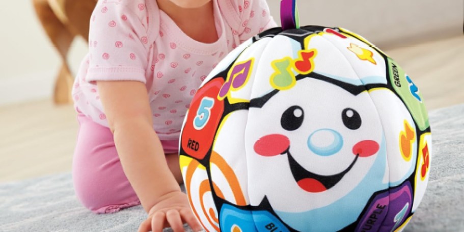 Fisher-Price Laugh & Learn Singin’ Soccer Ball Just $4.99 Shipped for Prime Members
