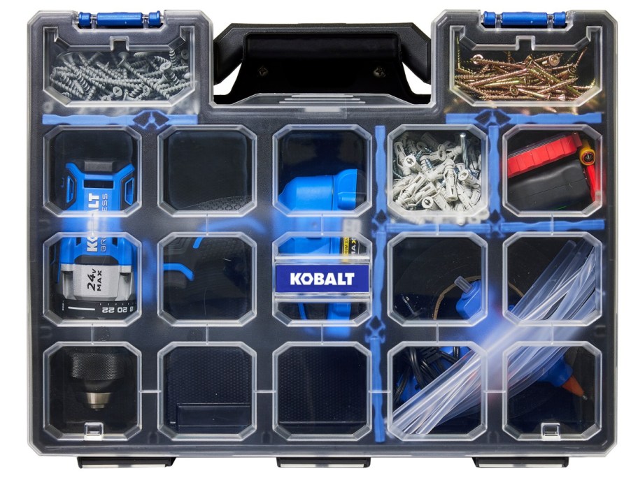 Kobalt Plastic 17-Compartment Small Parts Organizer