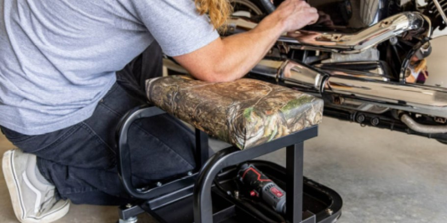 Rolling Mechanic Stool w/ Tool Tray Just $19.97 Shipped After Walmart Cash (Reg. $40)