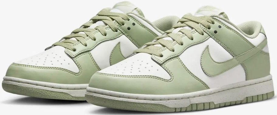 Nike Dunk Low Women's Shoes in Olive Aura/Coconut Milk