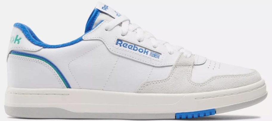 a white mens sneaker