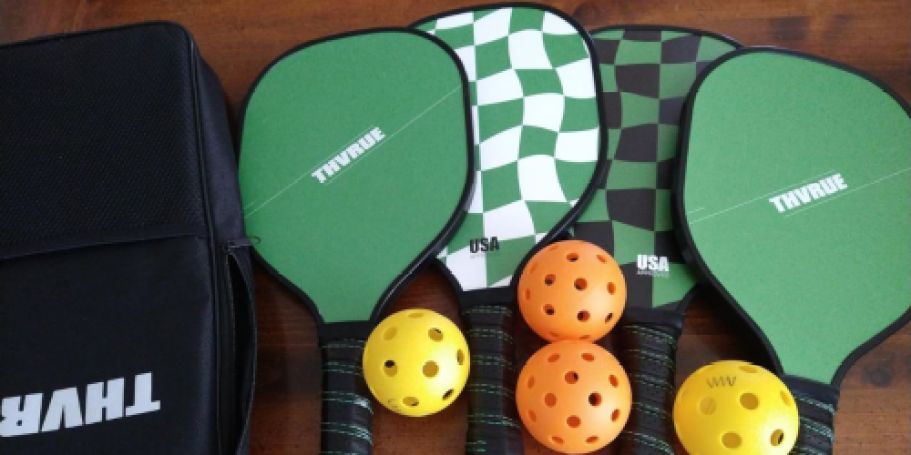 Pickleball Set w/ Paddles, Balls, & Carrying Bag Only $17.99 Shipped on Amazon (Reg. $36)