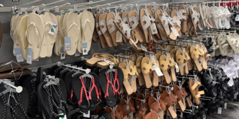 HOT! Score 40% Off Target Women’s Sandals | Trendy Styles from $3