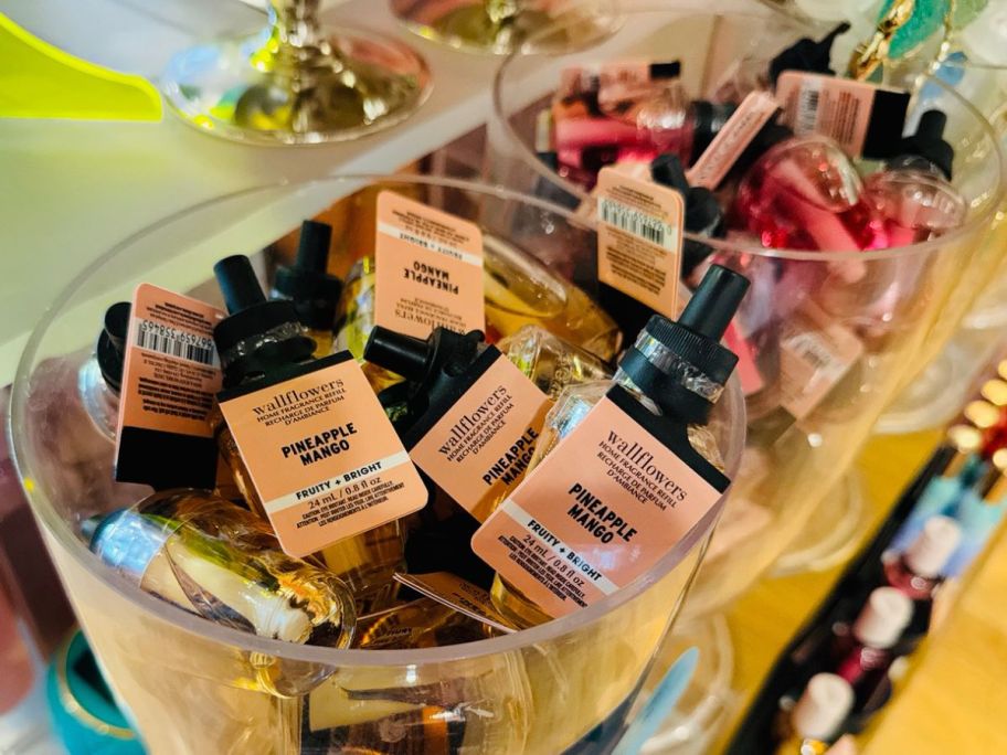 Jars of Wallflower Refills at Bath & Body Works
