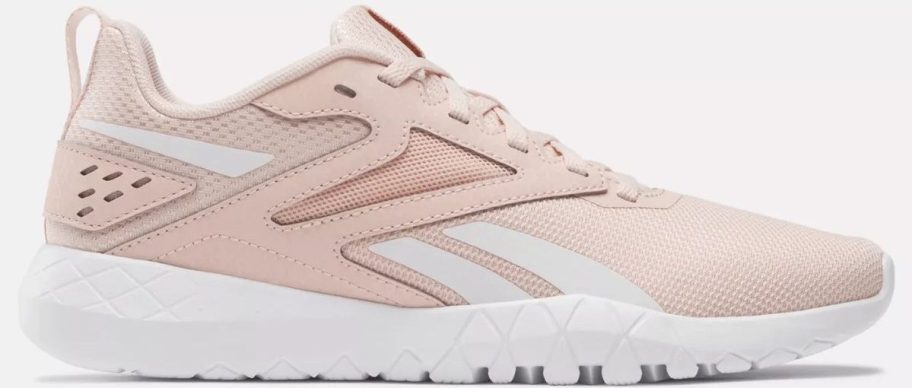a pink and white womens sneaker