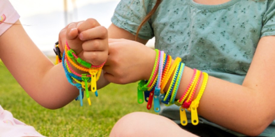 Zipper Bracelets 48-Pack Just $9.99 on Amazon (Reg. $23) – Fun Easter Egg Filler
