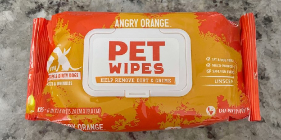 Highly-Rated Angry Orange Pet Wipes & Cleaners from $6.98 Shipped on Amazon