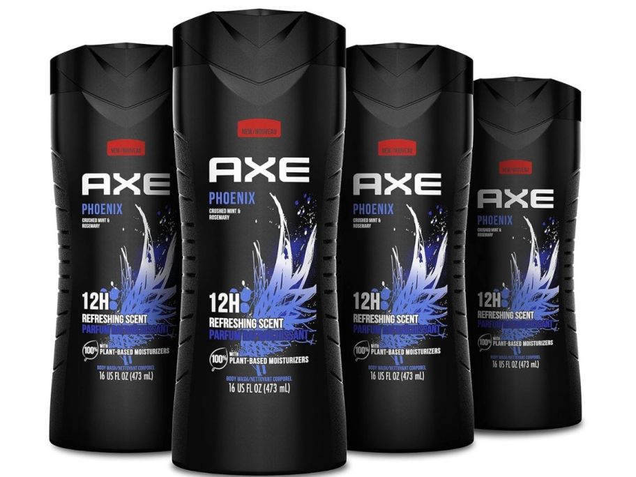 Axe Phoenix 16oz Body Wash 4-Pack stock image
