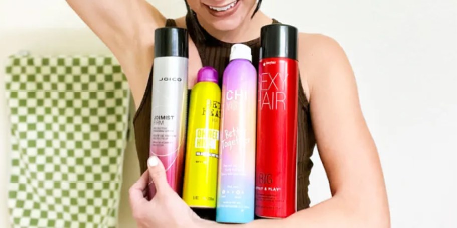 JCPenney Semi-Annual Hairspray Sale = Name-Brand Sprays from $10.79 (Ends Tonight)