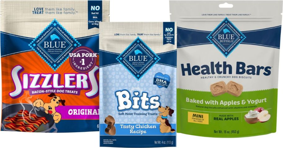 blue buffalo treat bag stock images