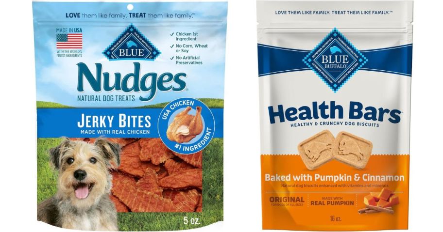 blue buffalo treat bag stock images