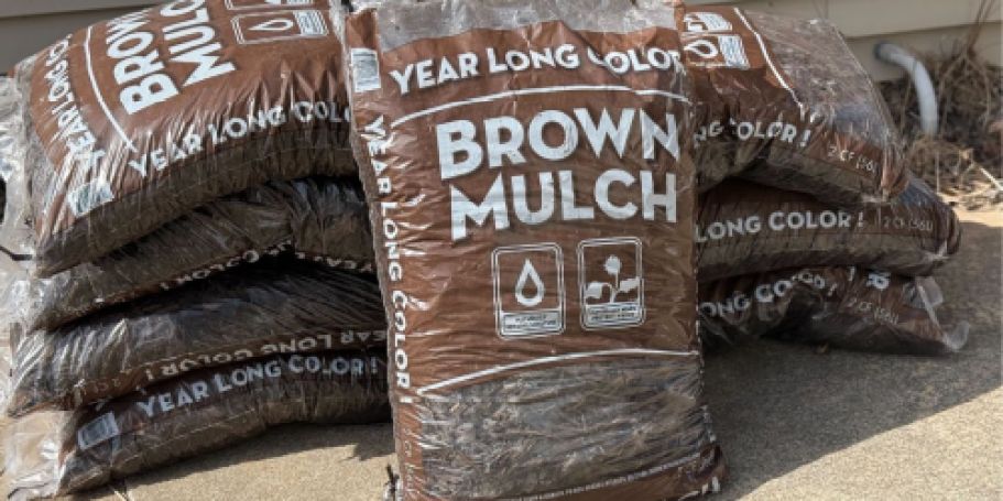 Mulch Bags Just $2.47 on Walmart.com | Choose from 3 Colors!