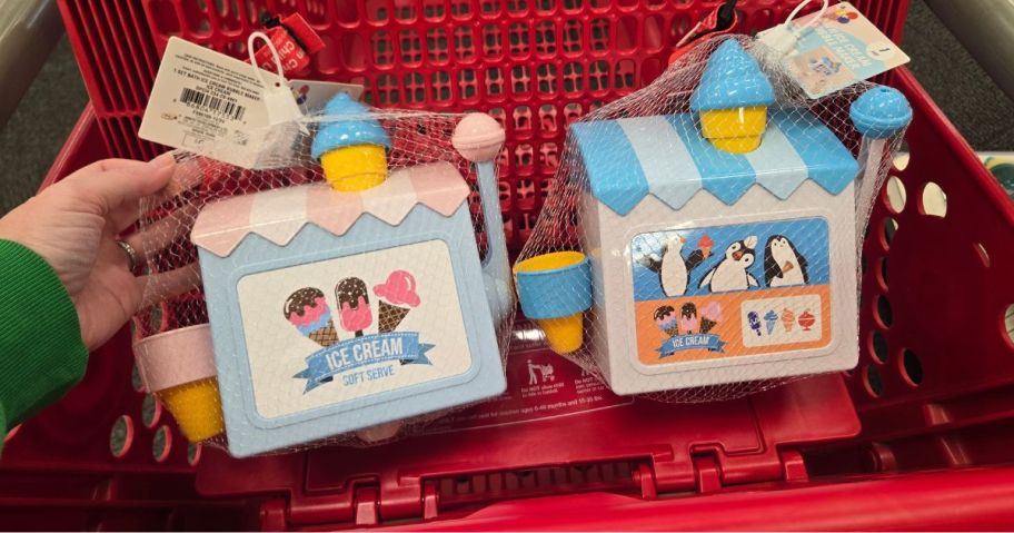 Bath Ice Cream Bubble Makers in cart in store