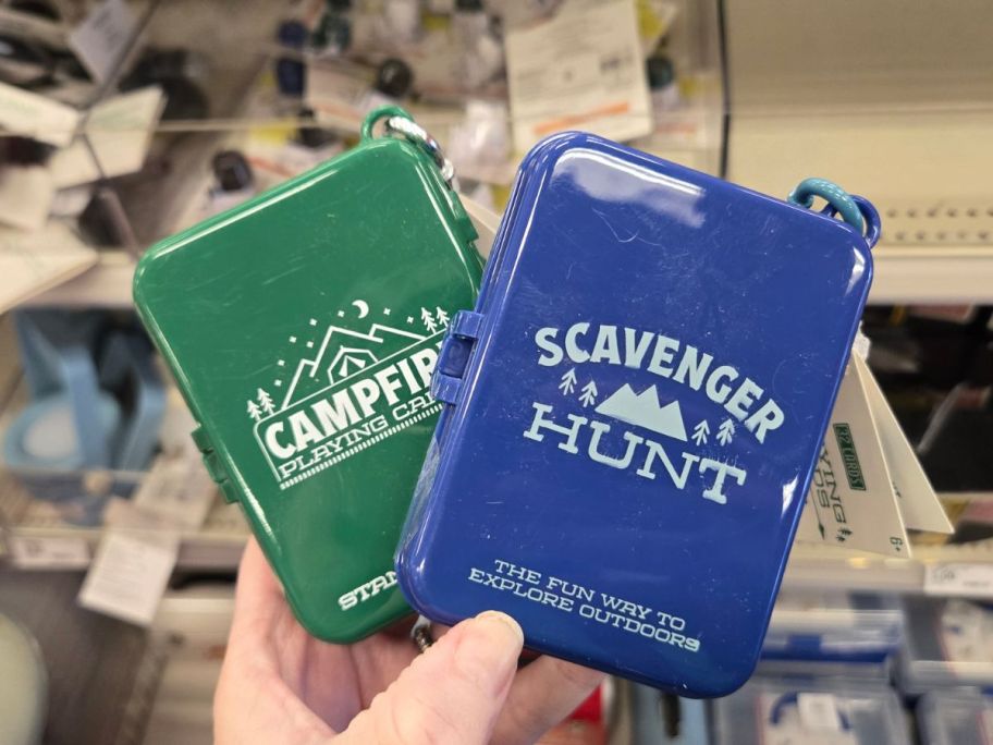 two card games in hand in store