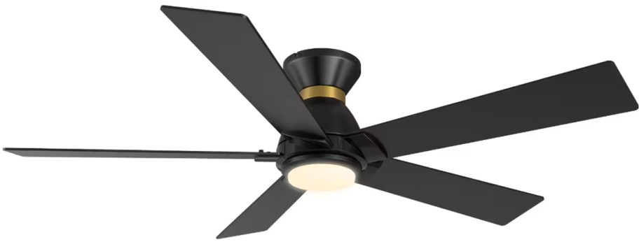 black ceiling fan 