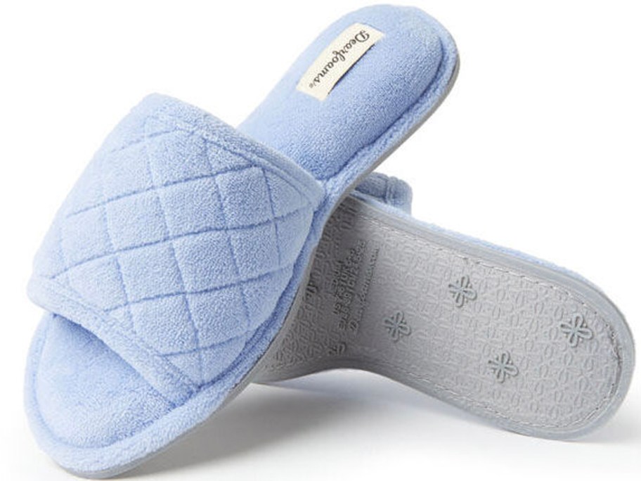 blue slide slippers