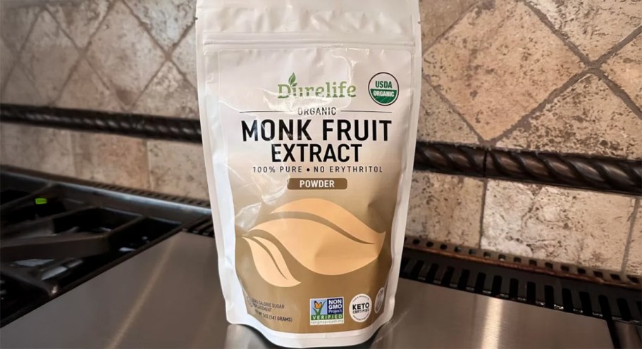 Over $10 Off Organic Monk Fruit Extract Powder on Amazon