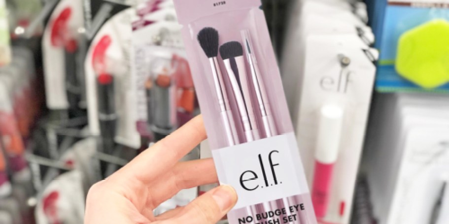 50% Off elf Cosmetics on Amazon | 3-Piece Makeup Brush Set Only $4