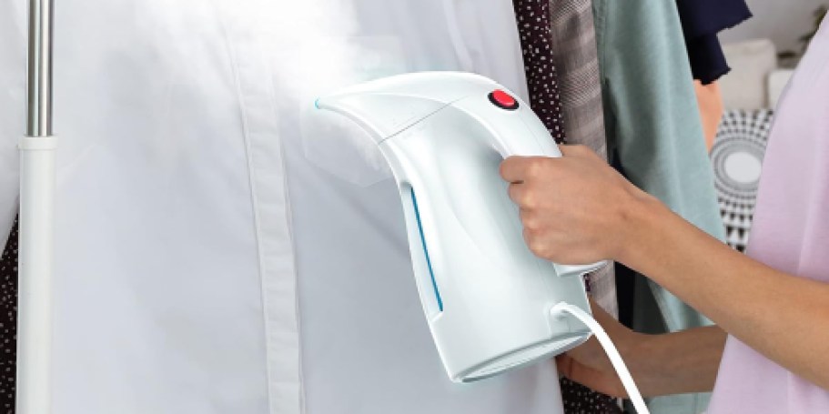 Handheld Clothes Steamer Just $12.99 on Amazon (Reg. $40)