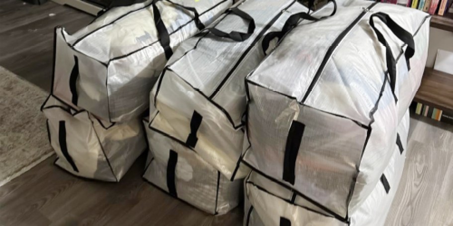 Moving Storage Bags 8-Pack Only $17.99 Shipped w/ Amazon Prime (Only $2.99 Each!)