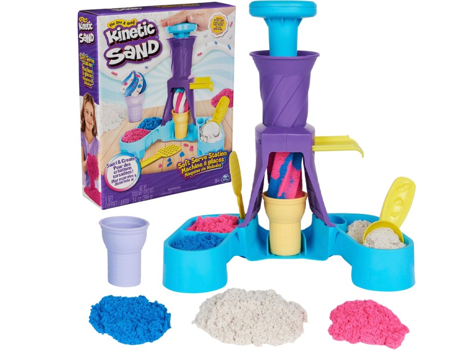 kinetic sand soft serve playset