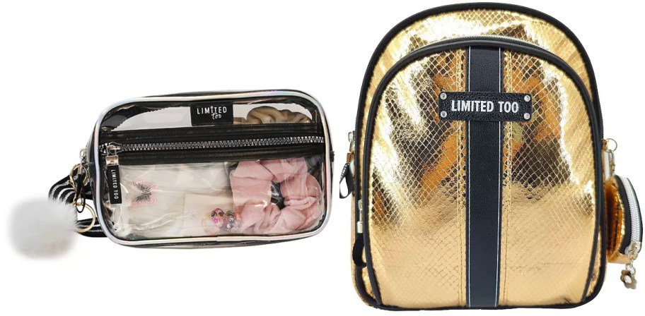 limited two belt bag and mini backpack