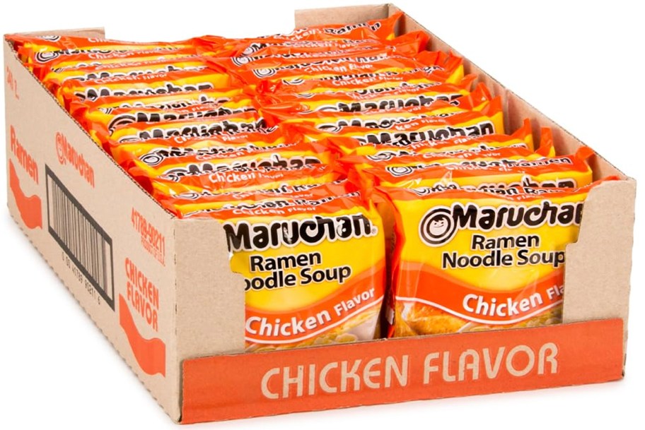 24 maruchan chicken noodles in box